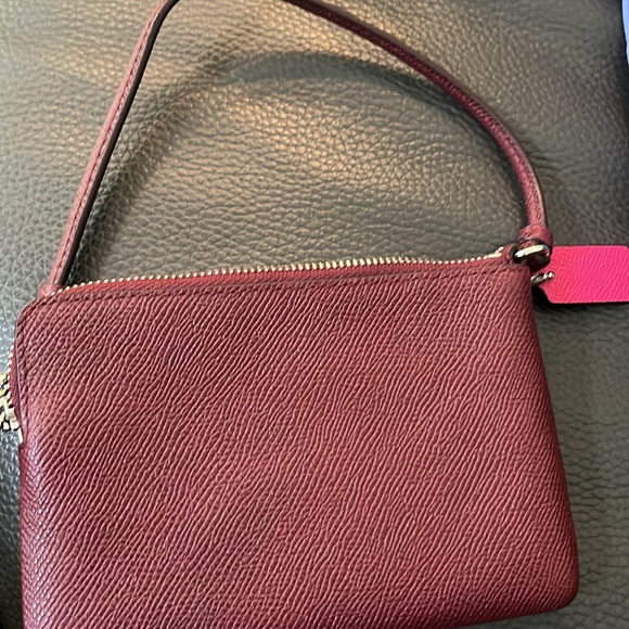 NWOT COACH - Pink and Maroon Wristlet - Picture 7 of 7